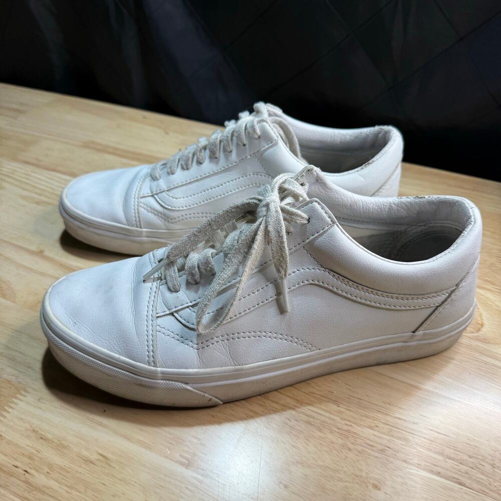 Vans Unisex Off The Wall 721356 White Casual Shoes Sneakers Size M 9 W 10.5